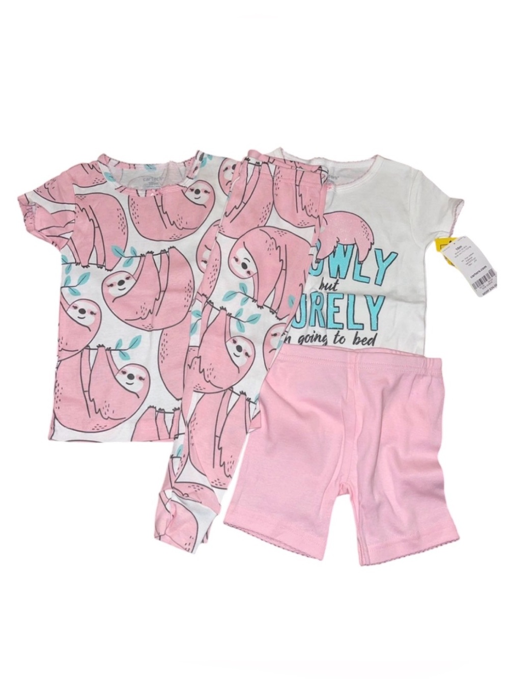 Carter's Baby Girl Sloth Pj Set